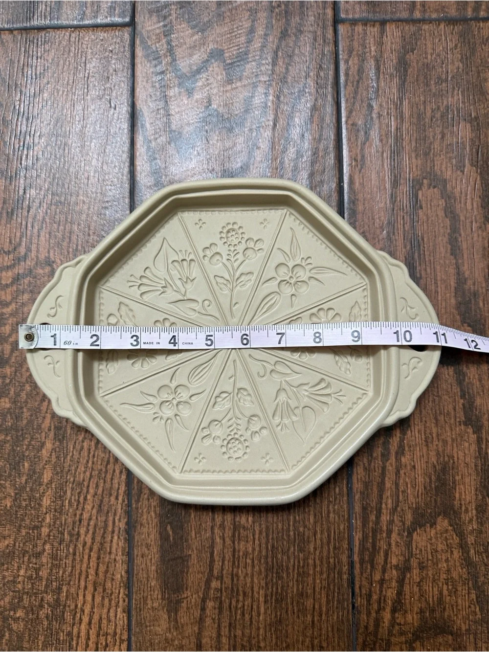 1988 Hill Design Brown Bag Cookie Art Wildflowers Shortbread Pan (Discontinued)